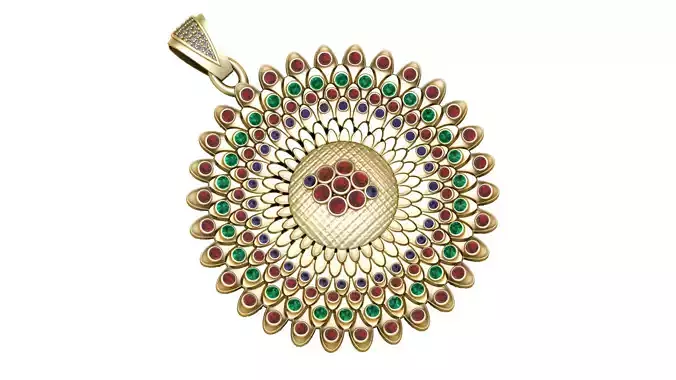 RUSSIAN STYLISH PENDANT 3D PRINTABLE MODEL