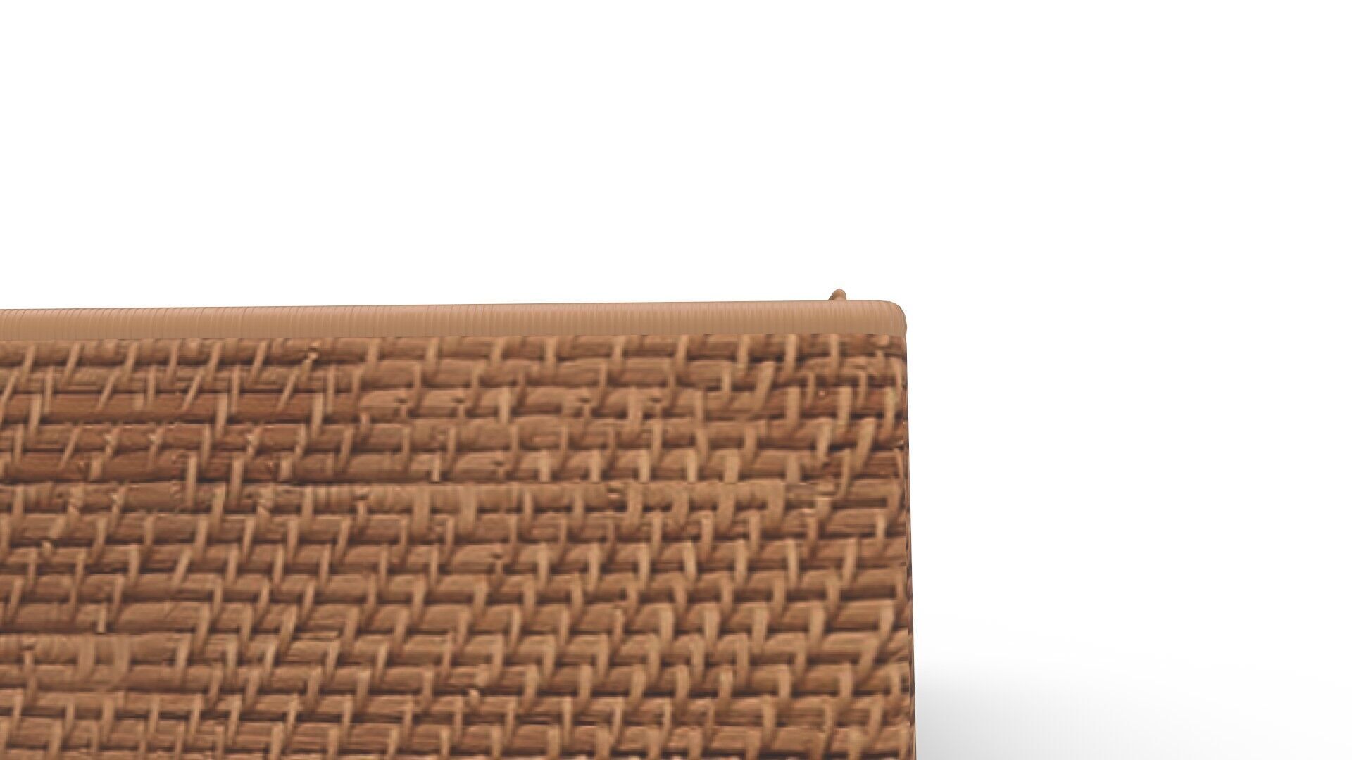 Modern Weave Harvest Basket 3D model_4