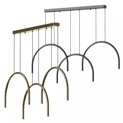 Lampe suspendue moderne - Lumeers 3D model