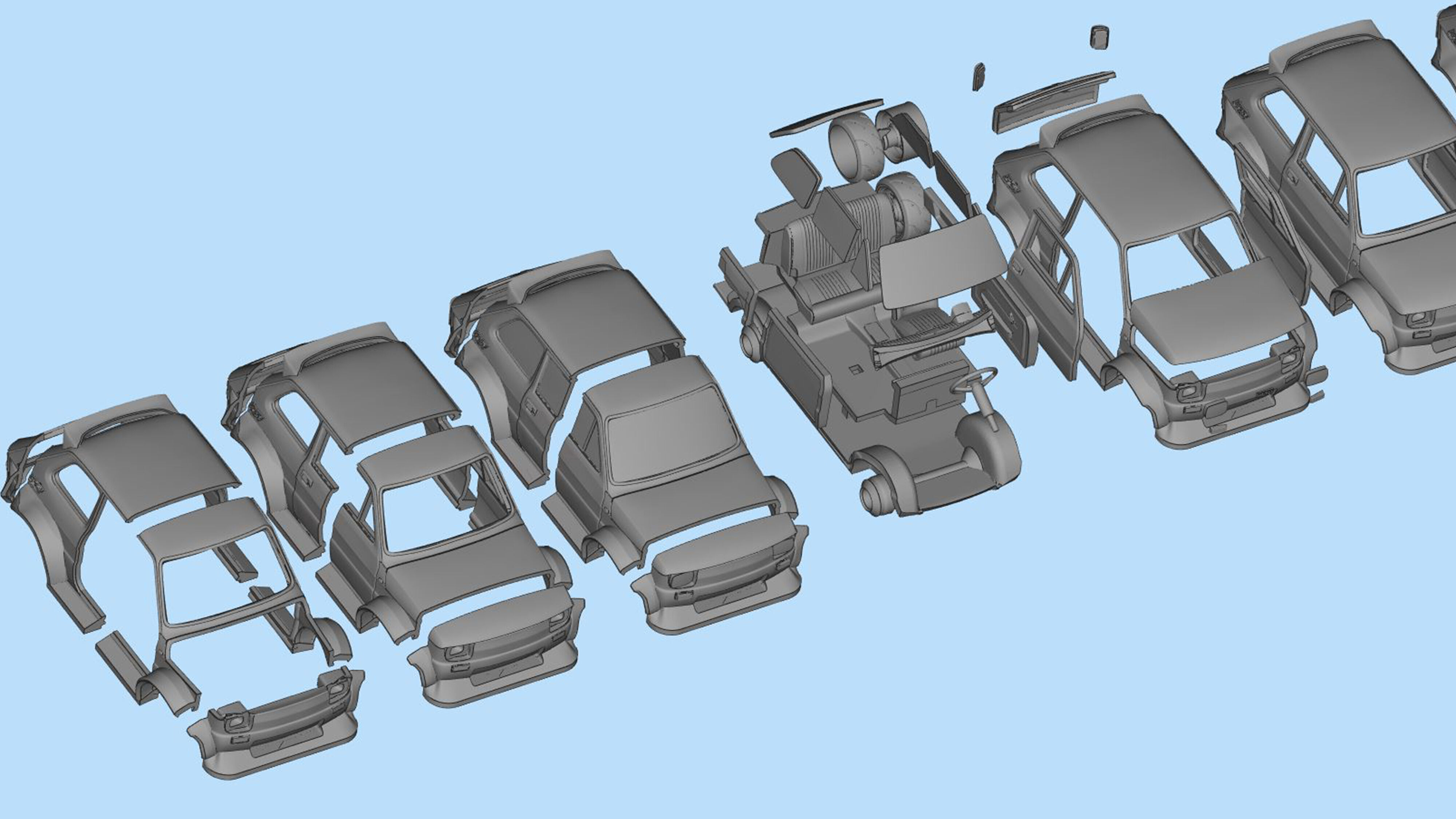 3D printable STL Polski Maluch 126p Wide body tuning   3D print model_13