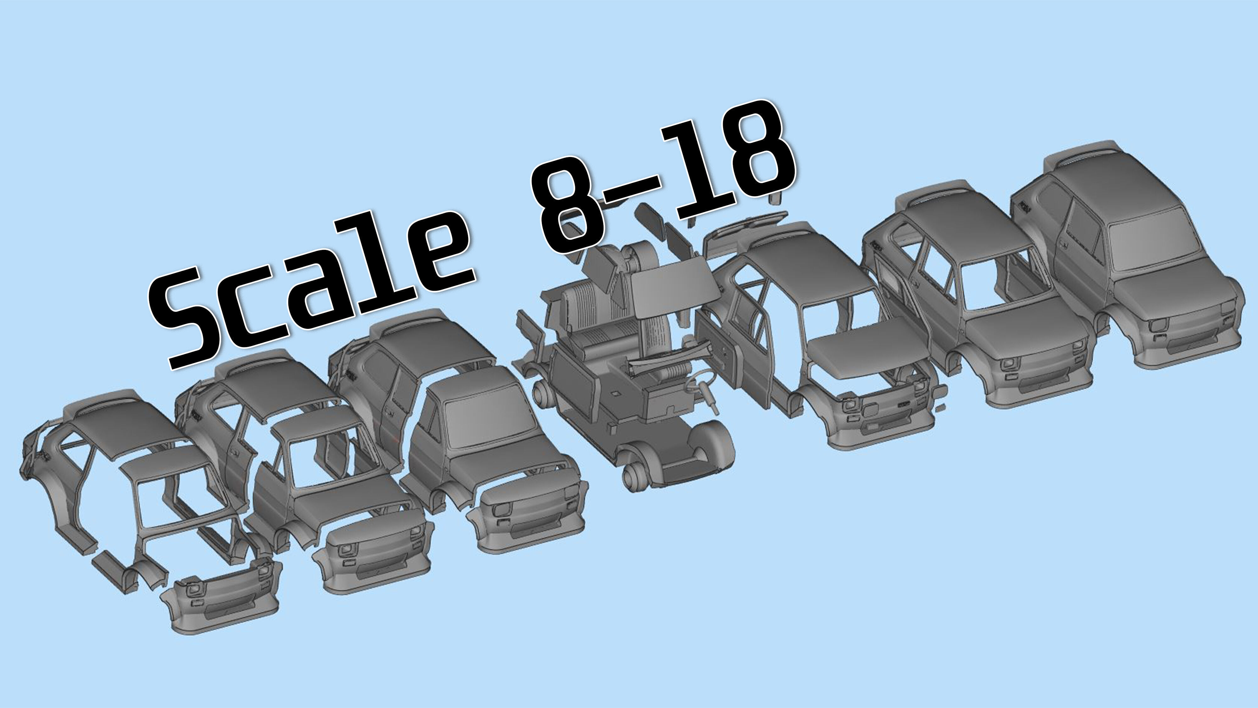 3D printable STL Polski Maluch 126p Wide body tuning   3D print model_5