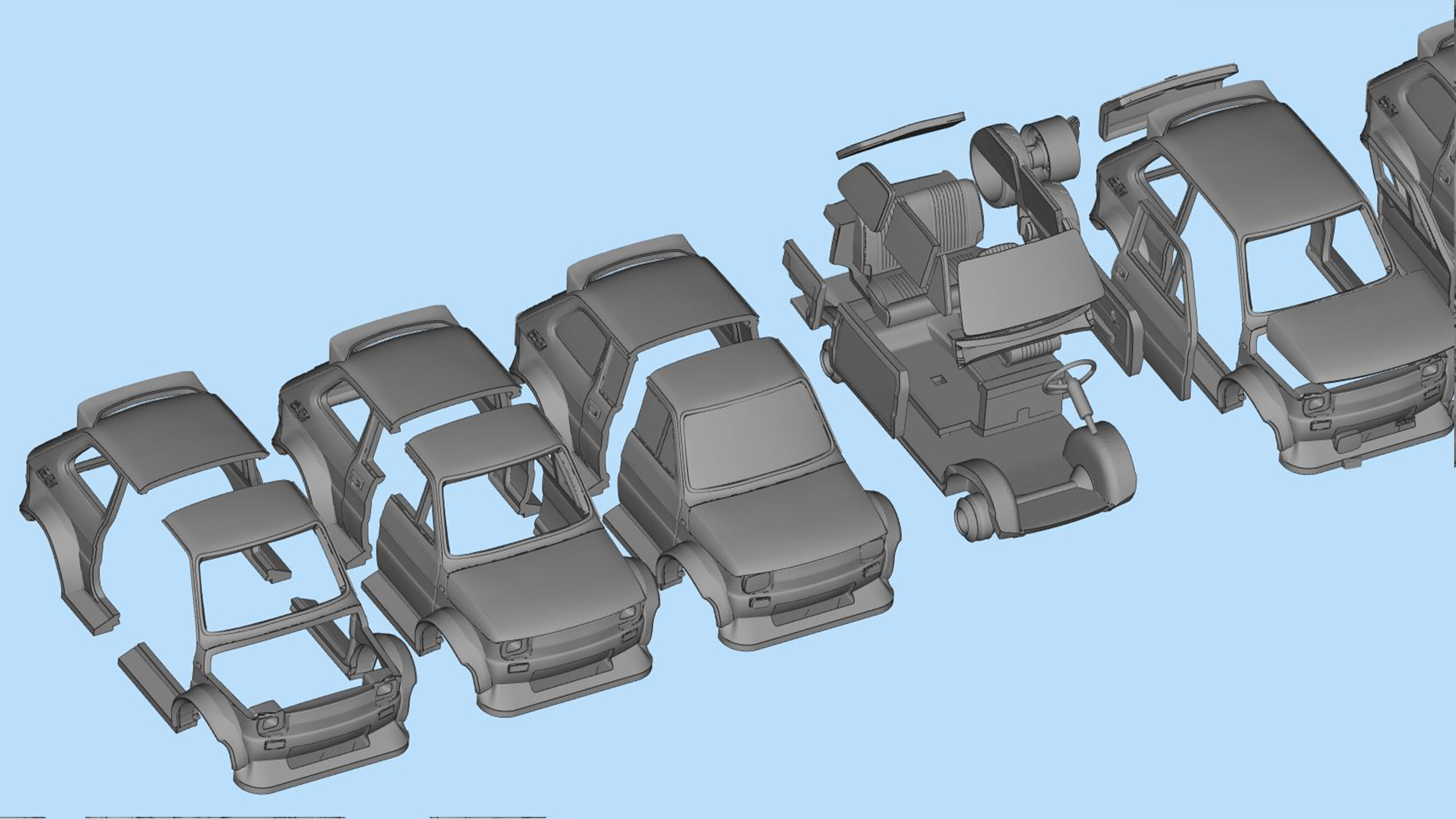 3D printable STL Polski Maluch 126p Wide body tuning   3D print model_16