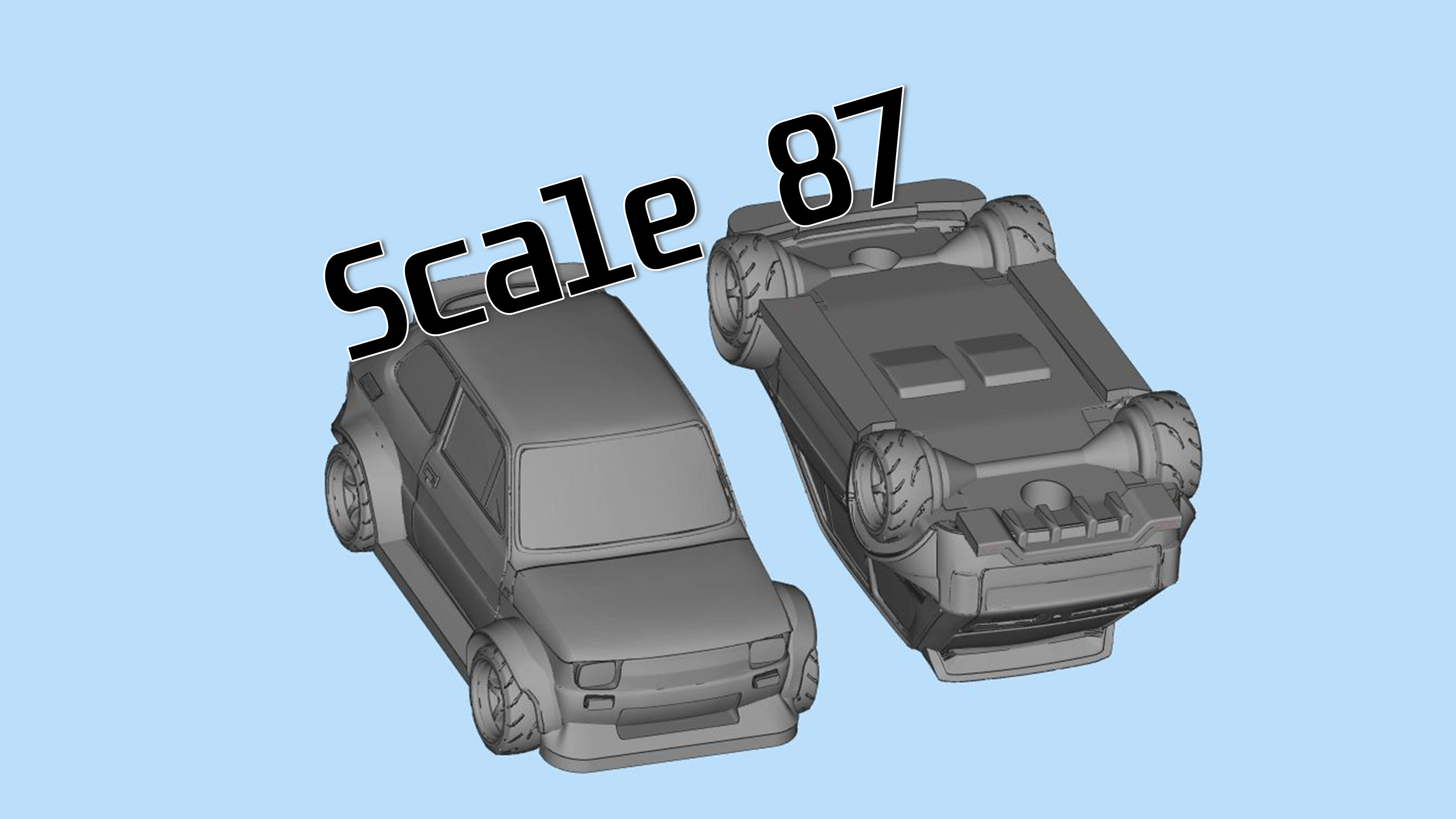 3D printable STL Polski Maluch 126p Wide body tuning   3D print model_8
