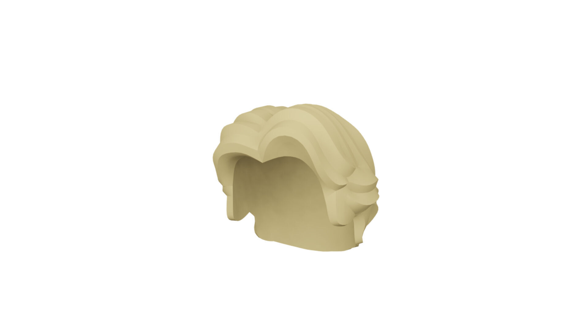 TwindBricks3D - Minifigure Hair pack 9 3D print model_8