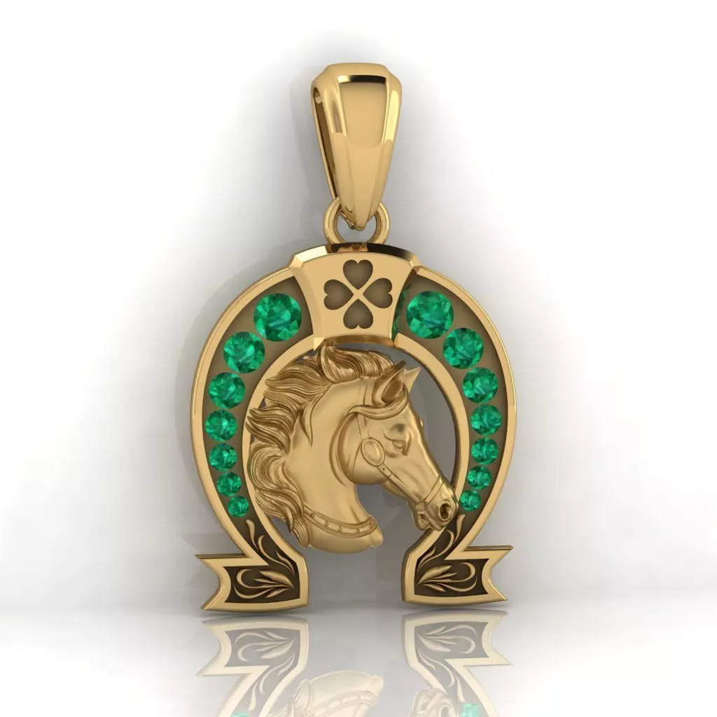 herradura caballo  3D print model_0