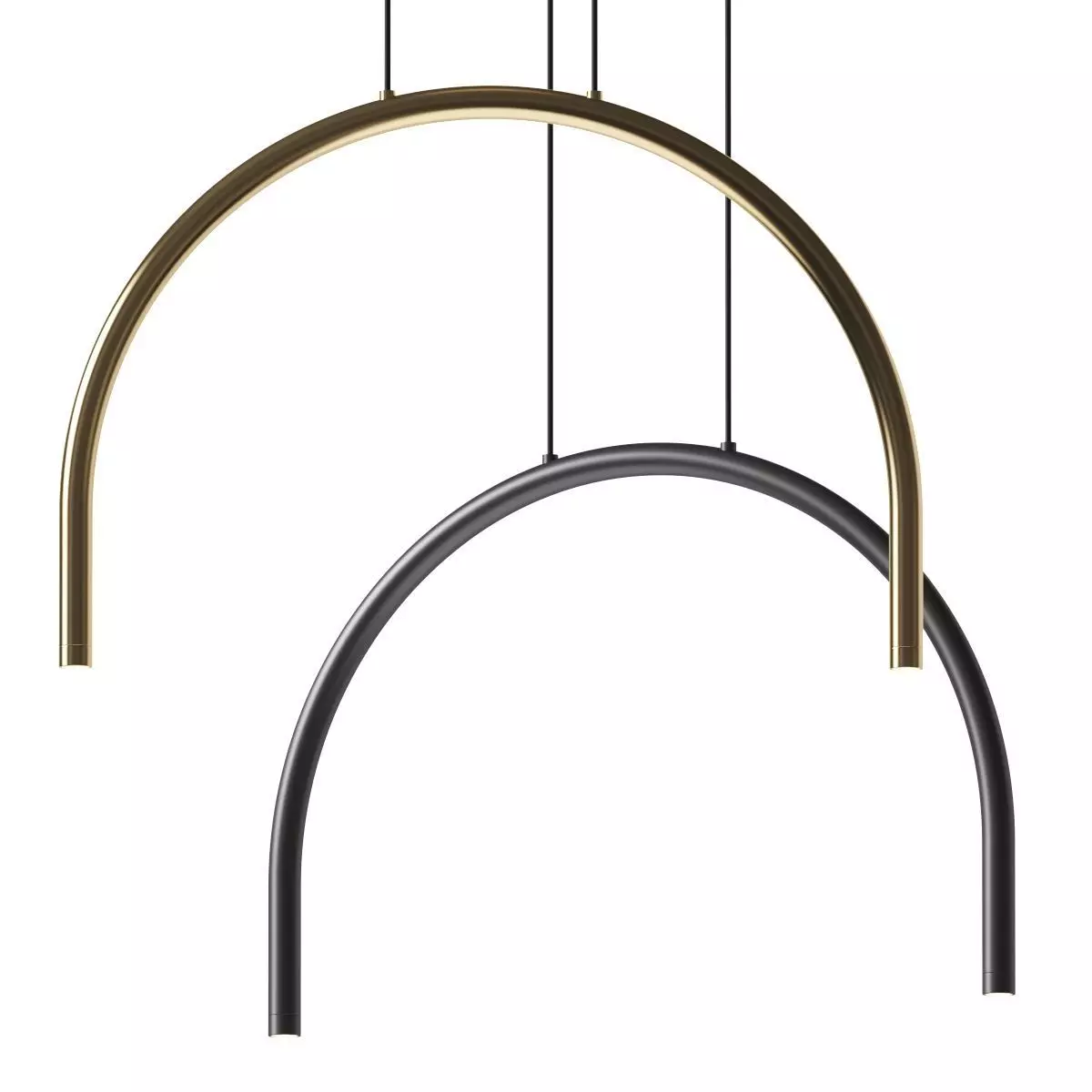 Lampe suspendue moderne - Lumeers 3D model_0