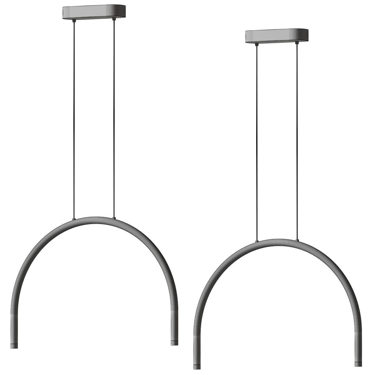 Lampe suspendue moderne - Lumeers 3D model_2