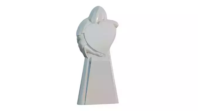 Tombstone Monument 3d model 3D model