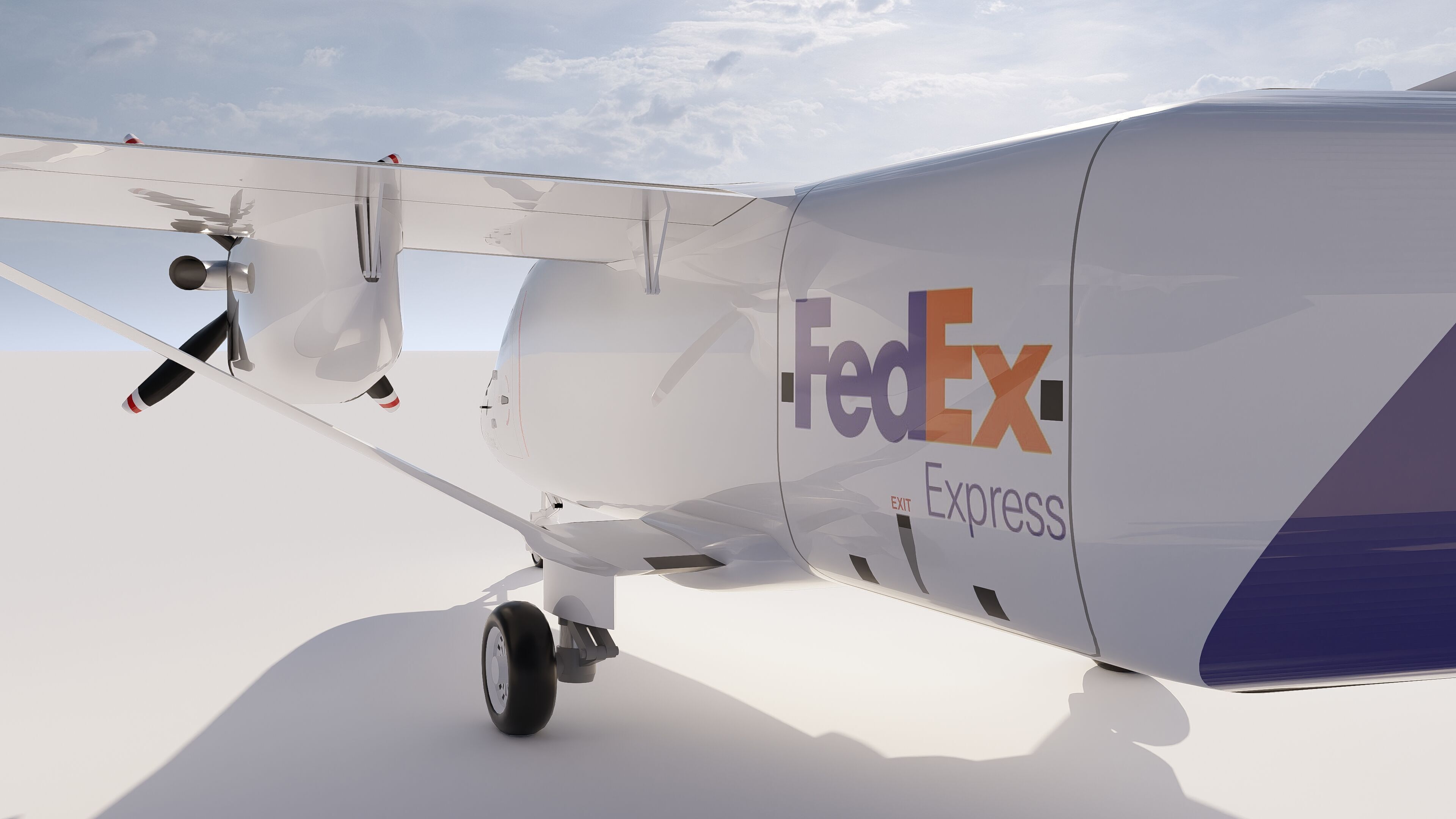 Cessna 408 SkyCourier 3D model_7