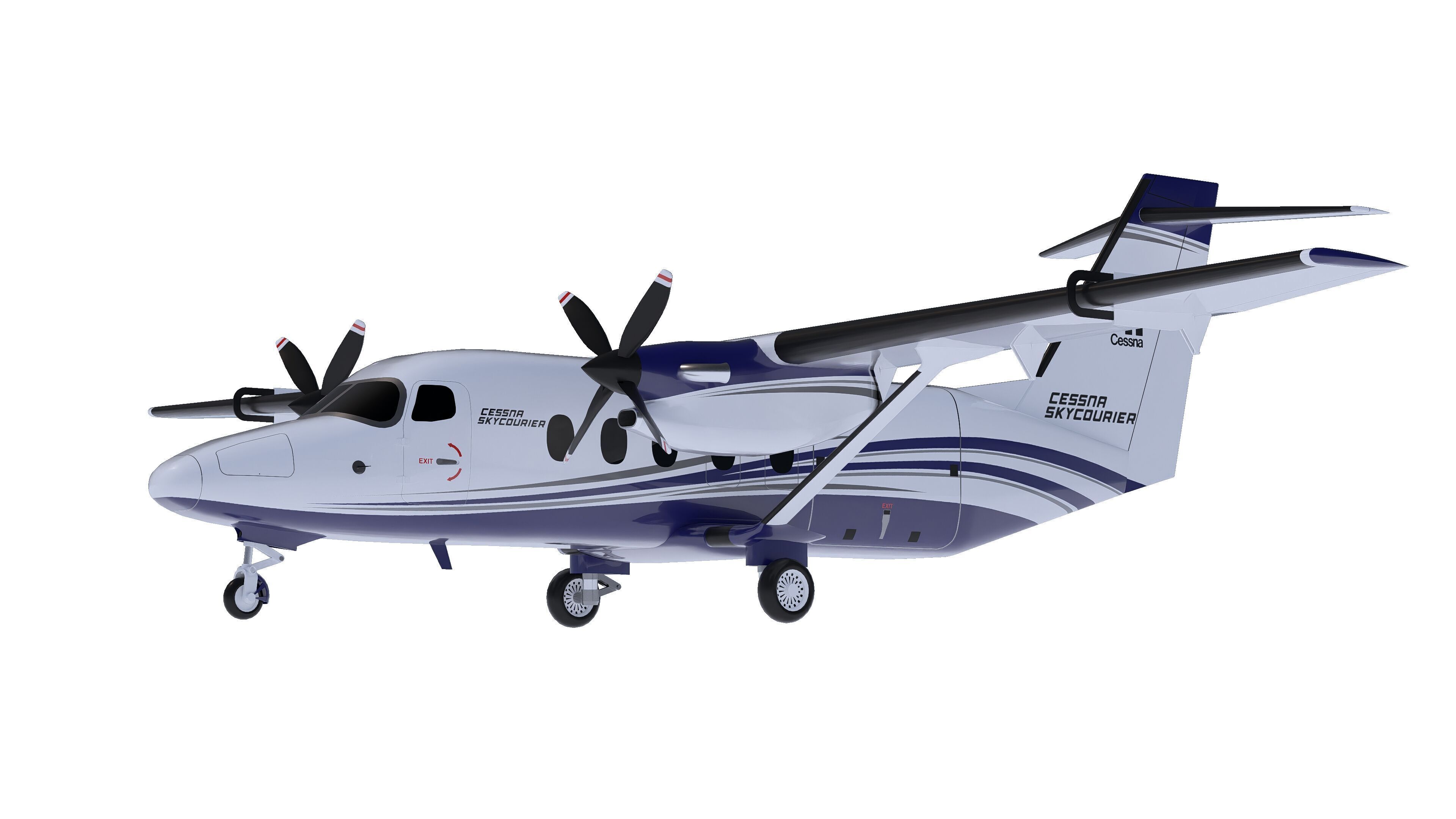 Cessna 408 SkyCourier 3D model_1