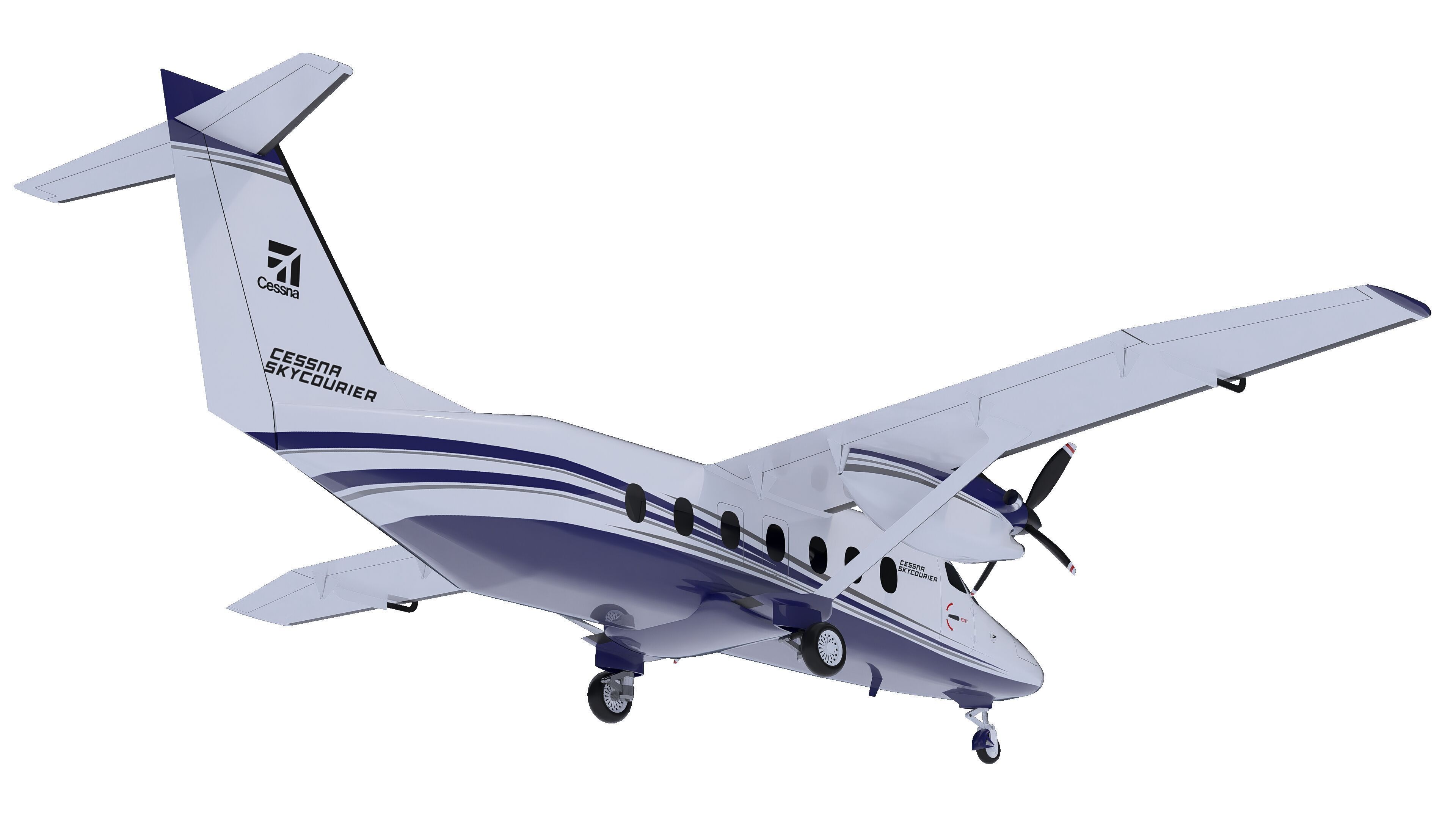 Cessna 408 SkyCourier 3D model_2