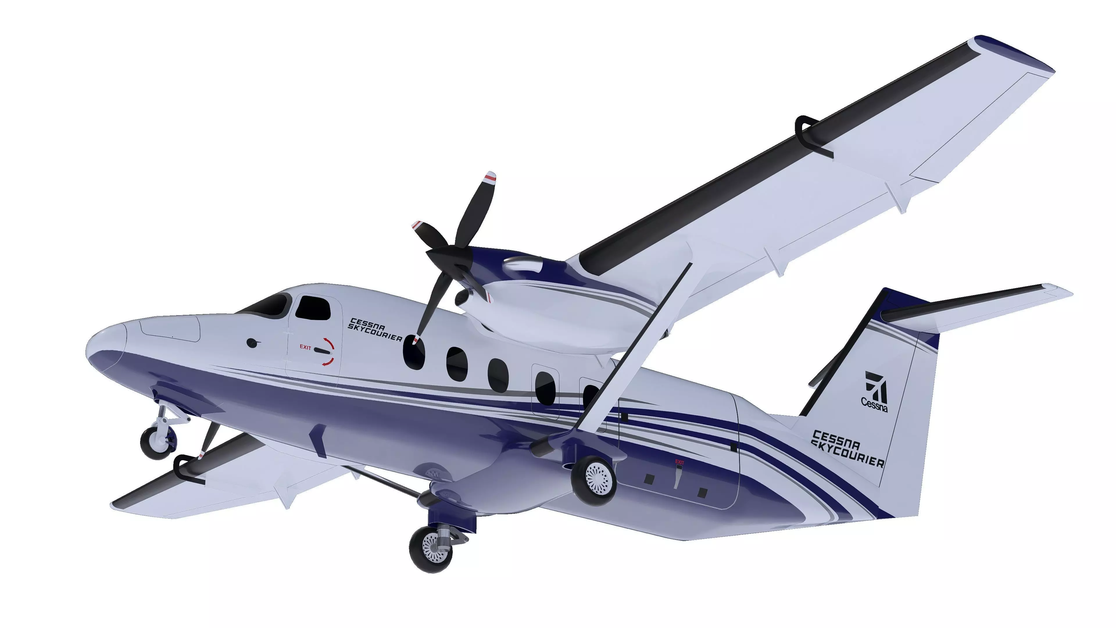 Cessna 408 SkyCourier 3D model_0