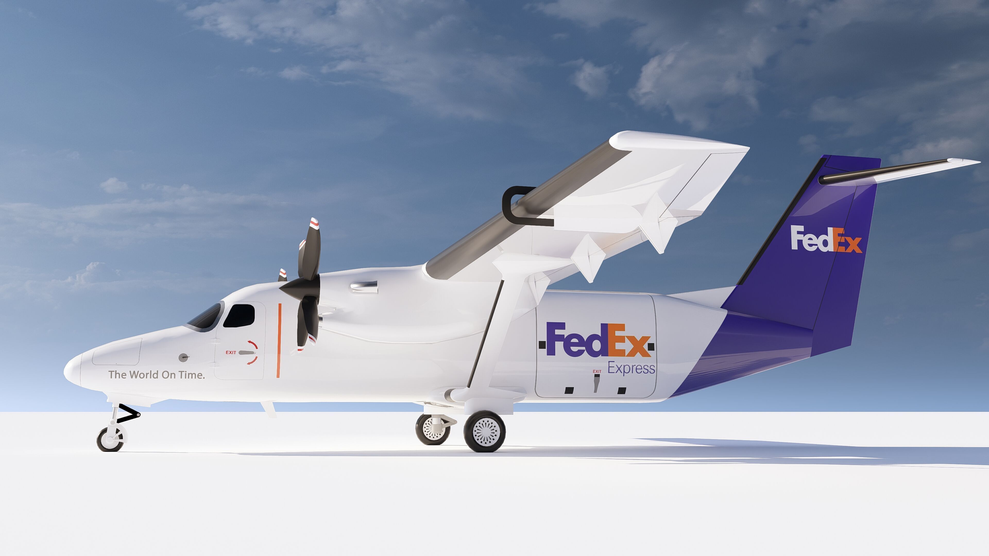 Cessna 408 SkyCourier 3D model_4