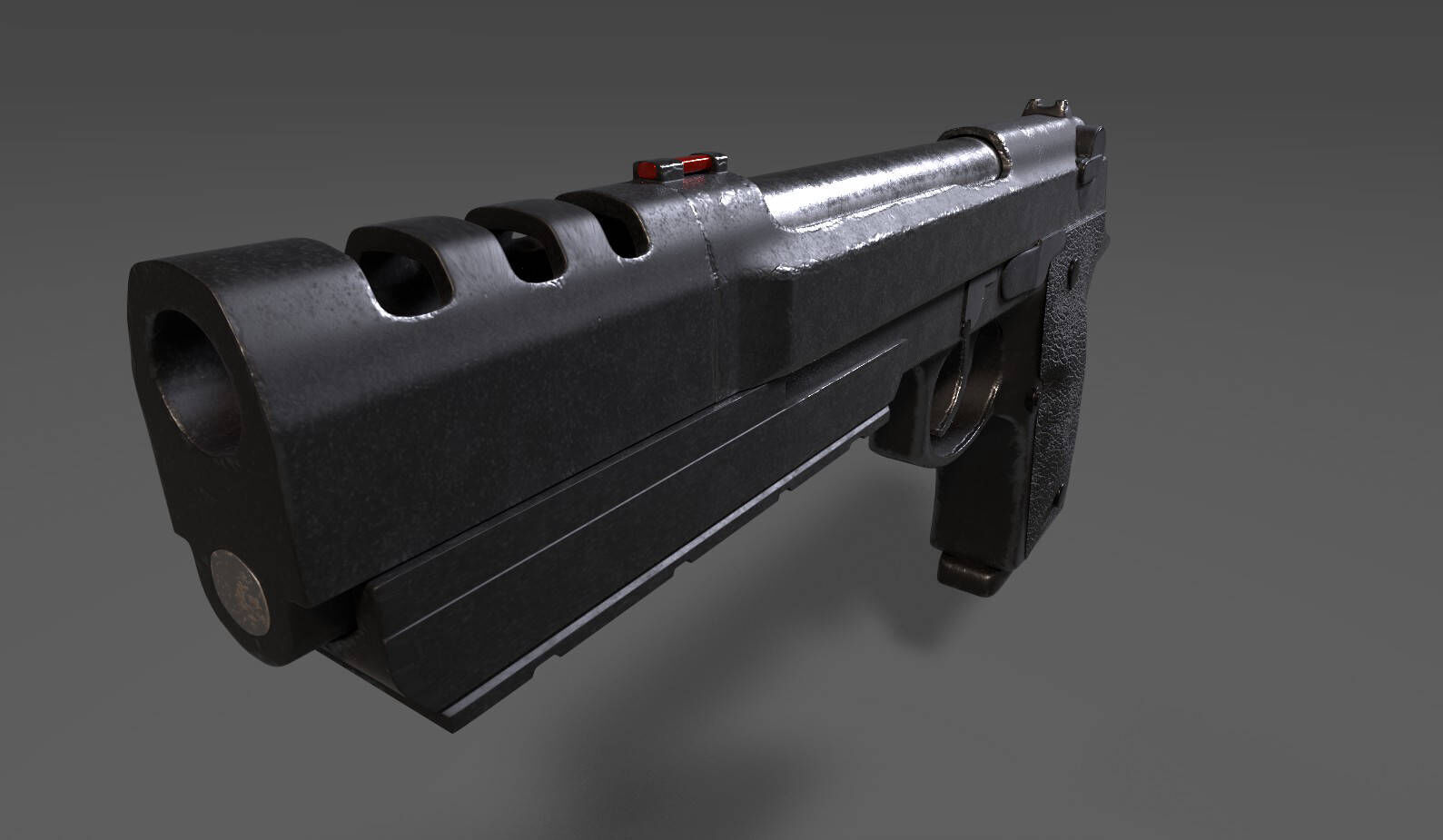 Custom Beretta 3D model_1