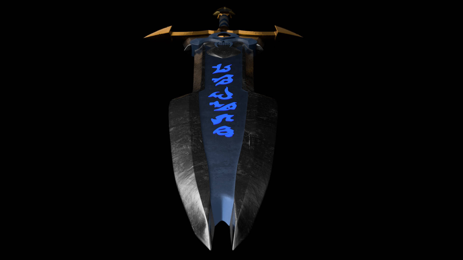 Ebonblade from World of Warcraft 3D model_2