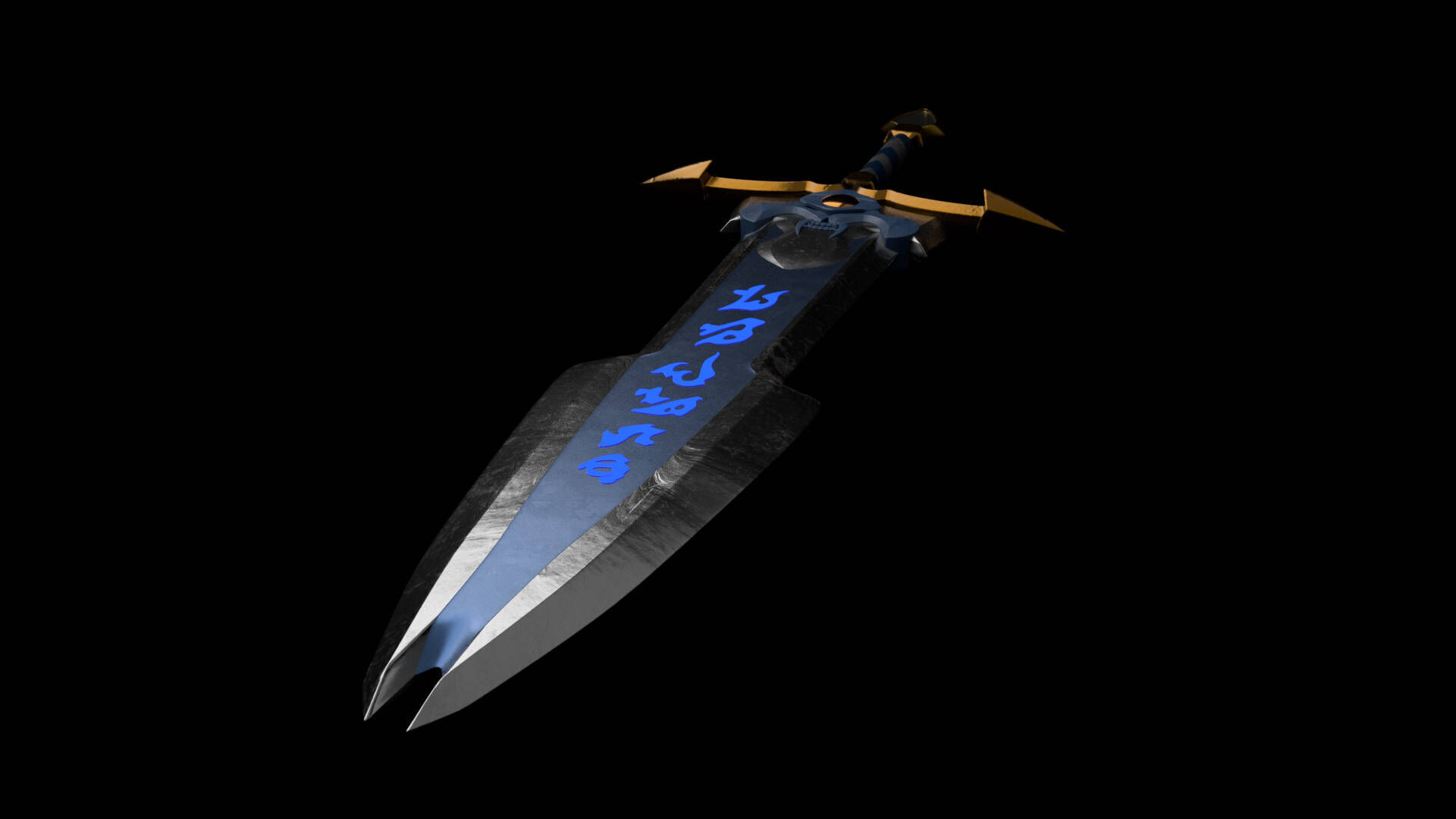 Ebonblade from World of Warcraft 3D model_1
