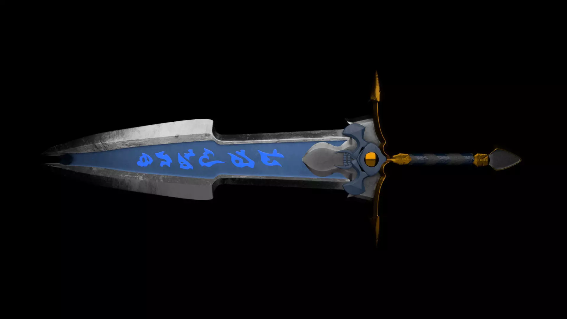 Ebonblade from World of Warcraft 3D model_0
