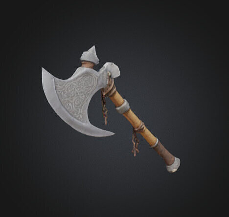 modern axe 3D model