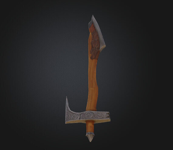 modern axe 3D model