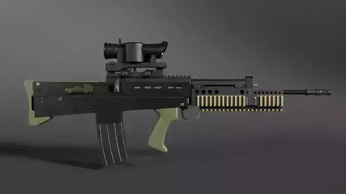 SA80 rifle 