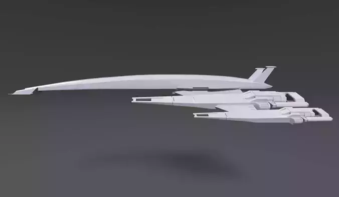 Normandy from Mass Effect games 3D model