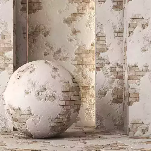 Grunge Brick Wall Texture 4K - Seamless 