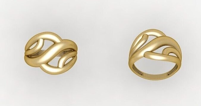 Jewelry gold Ring  3D print model