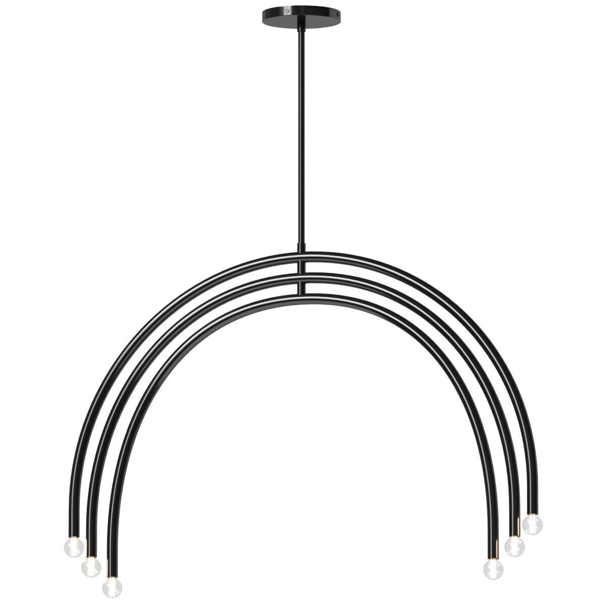 Arc Chandelier - West Elm 3D model_2