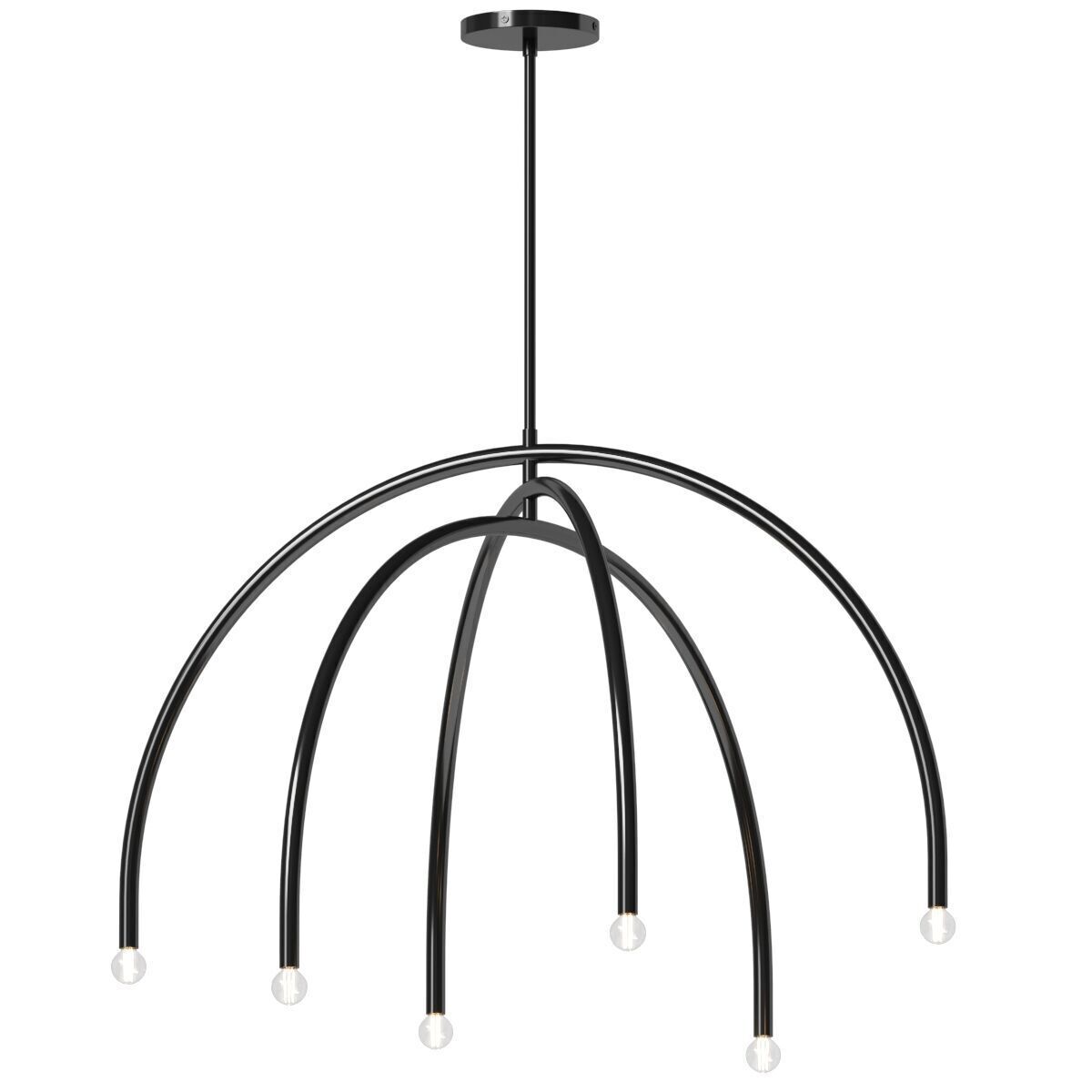 Arc Chandelier - West Elm 3D model_1