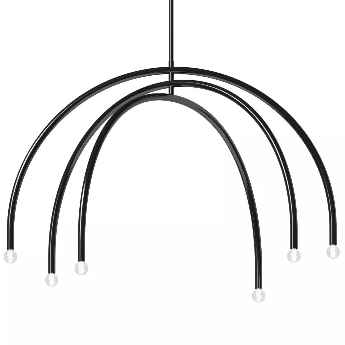 Arc Chandelier - West Elm 3D model_0