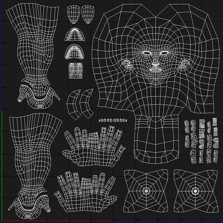 Young Woman with Morphs 3D model_29