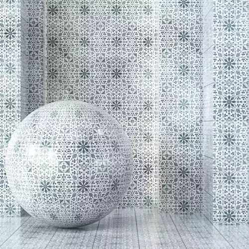 Moroccan Tile Texture 4K - Seamless