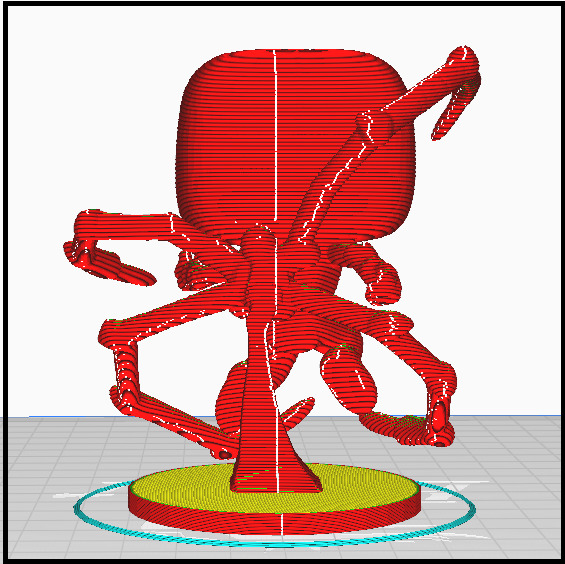 Spiderman traje avanzado funko pop Free 3D print model_3