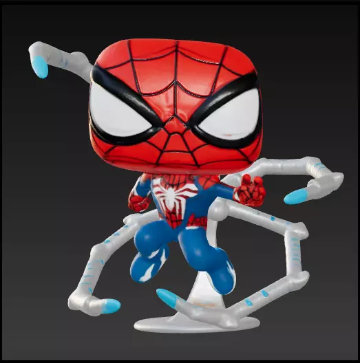 Spiderman traje avanzado funko pop Free 3D print model_0