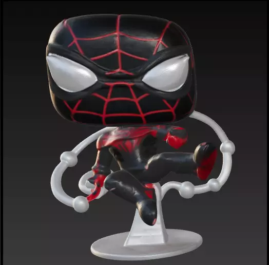 Spiderman Miles Morales funko pop Free 3D print model_0