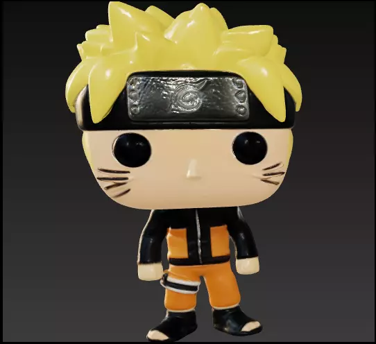 Naruto funko pop Free 3D print model