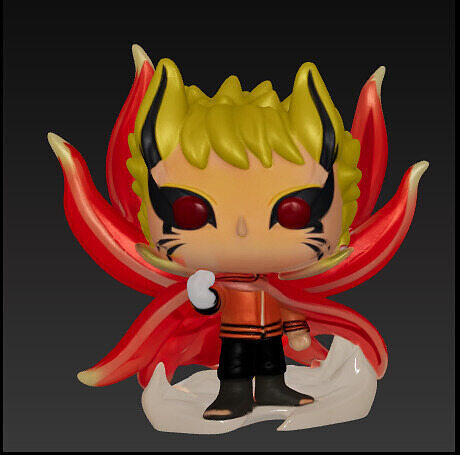 Naruto Modo Barion funko pop Free 3D print model