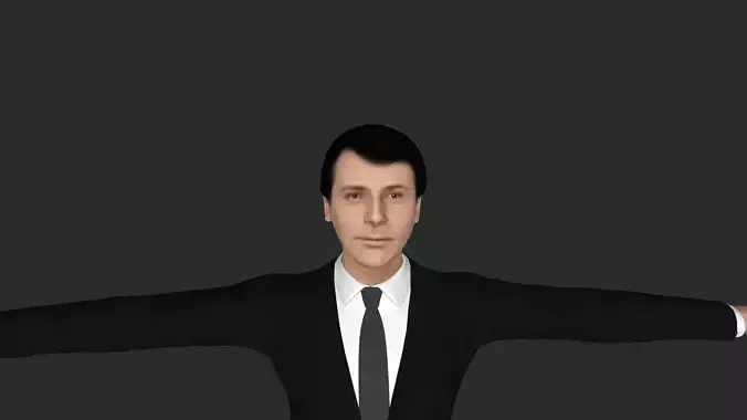 John Major Hyper Realistic Full Body Rigged 3D Character