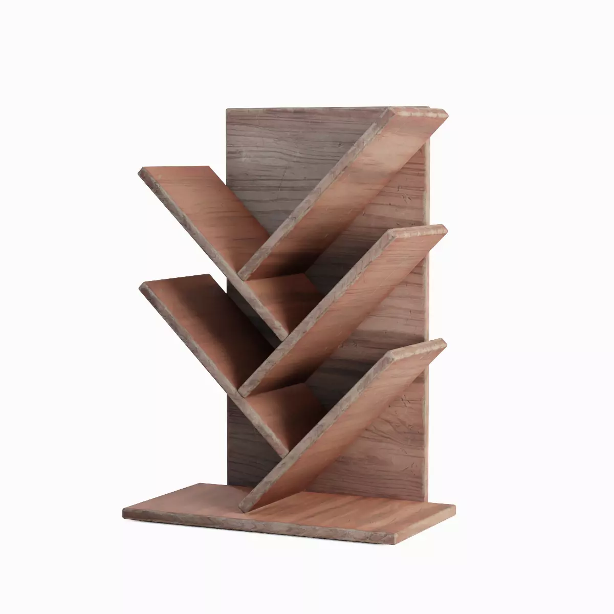 Small Bookshelf 03 Low-poly 3D model_0