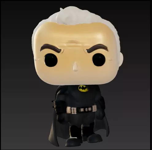 Batman viejo funko pop Free 3D print model