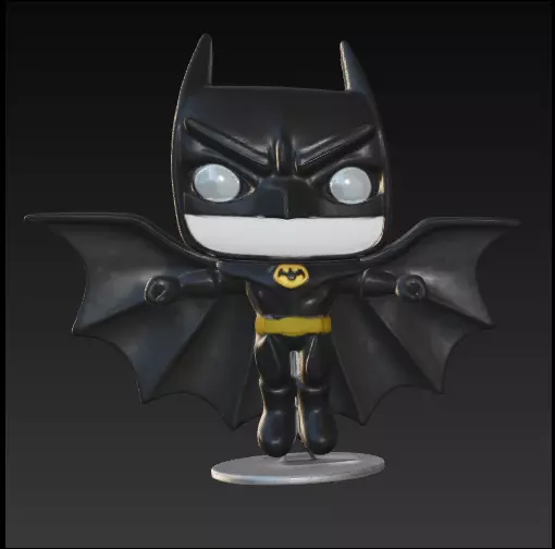 Batman abriendo las alas funko pop Free 3D print model