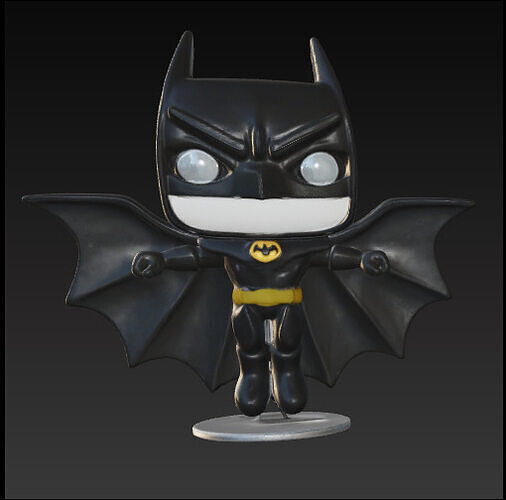Batman abriendo las alas funko pop Free 3D print model