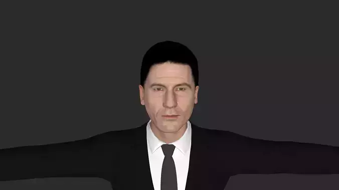 Jon Bernthal  Hyper Realistic Full Body  Rigged 3D Character