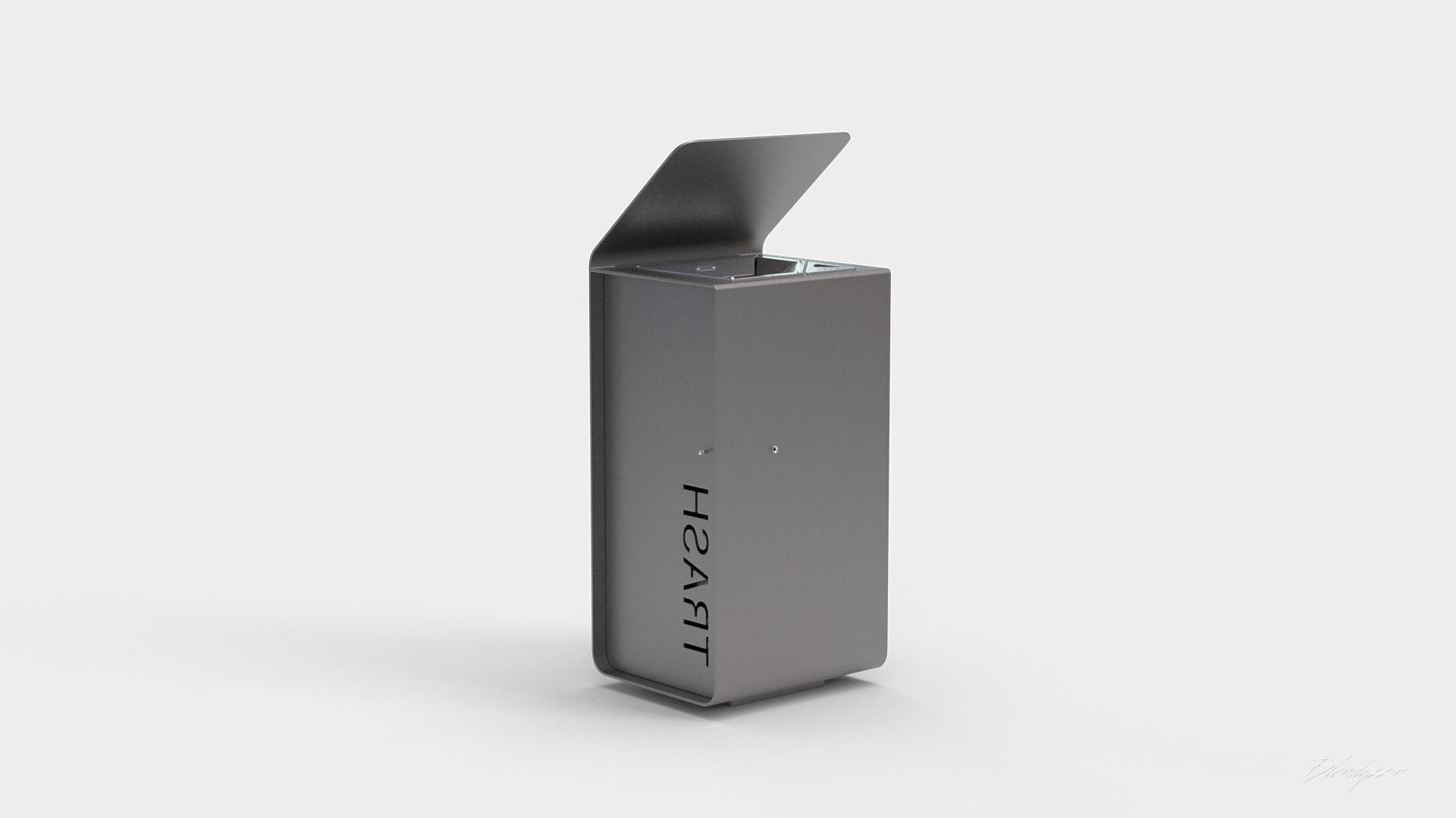 METALCO YES LITTER BIN COLLECTION 3D model_19