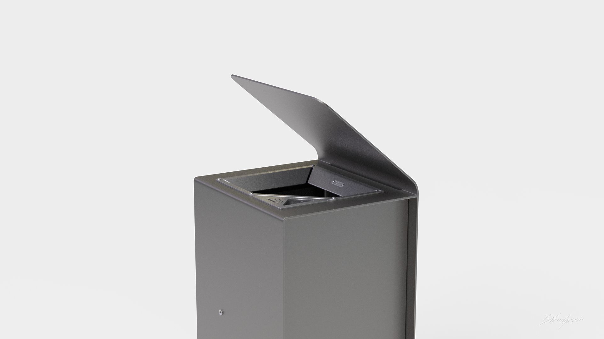 METALCO YES LITTER BIN COLLECTION 3D model_16
