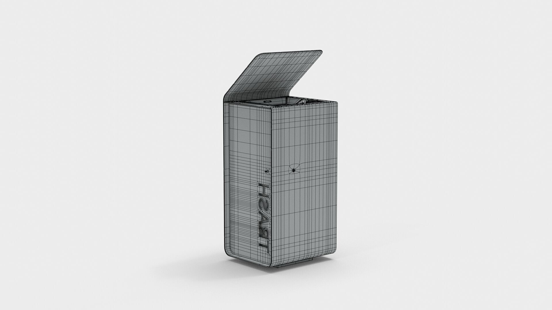 METALCO YES LITTER BIN COLLECTION 3D model_29