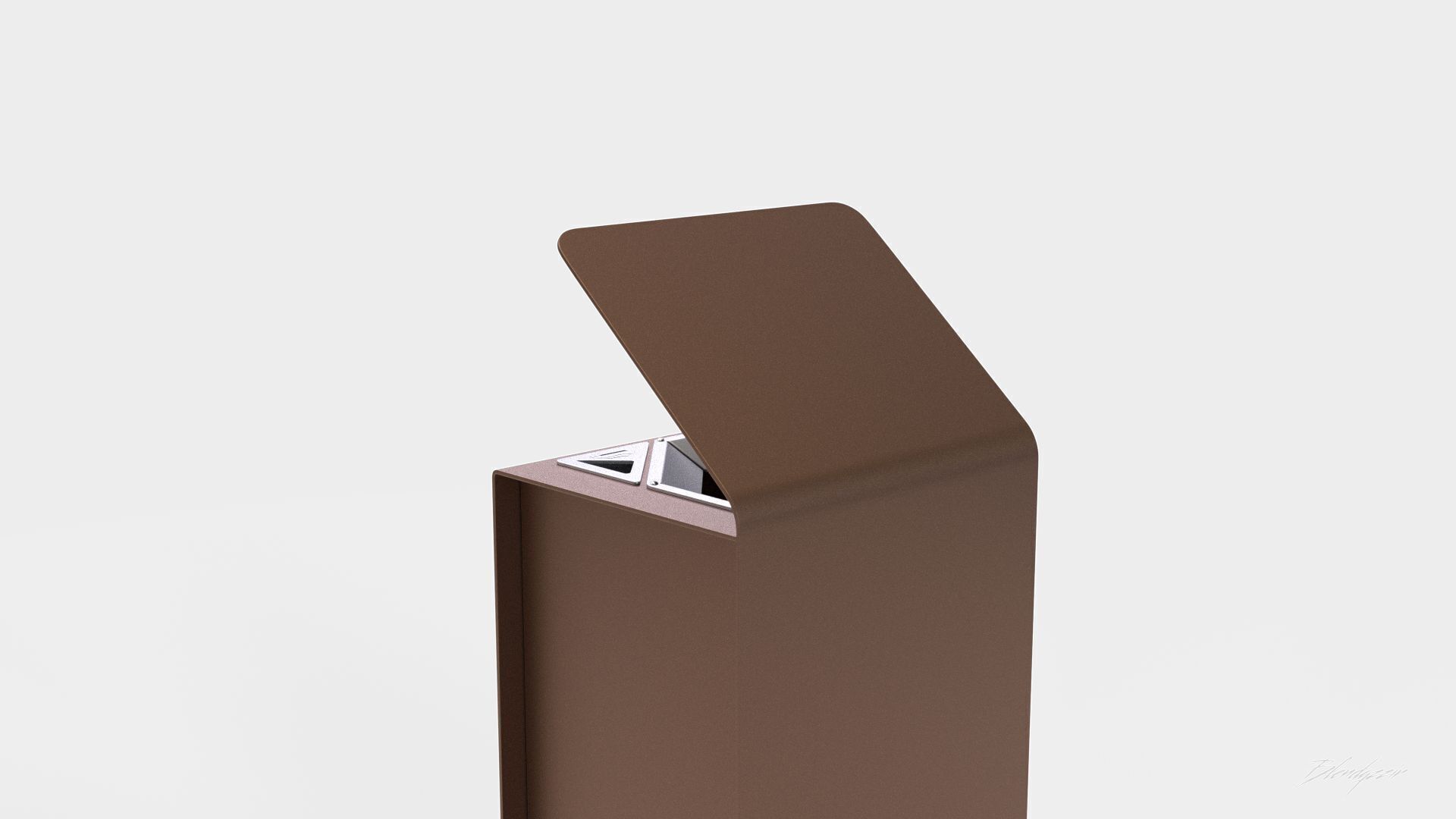 METALCO YES LITTER BIN COLLECTION 3D model_10