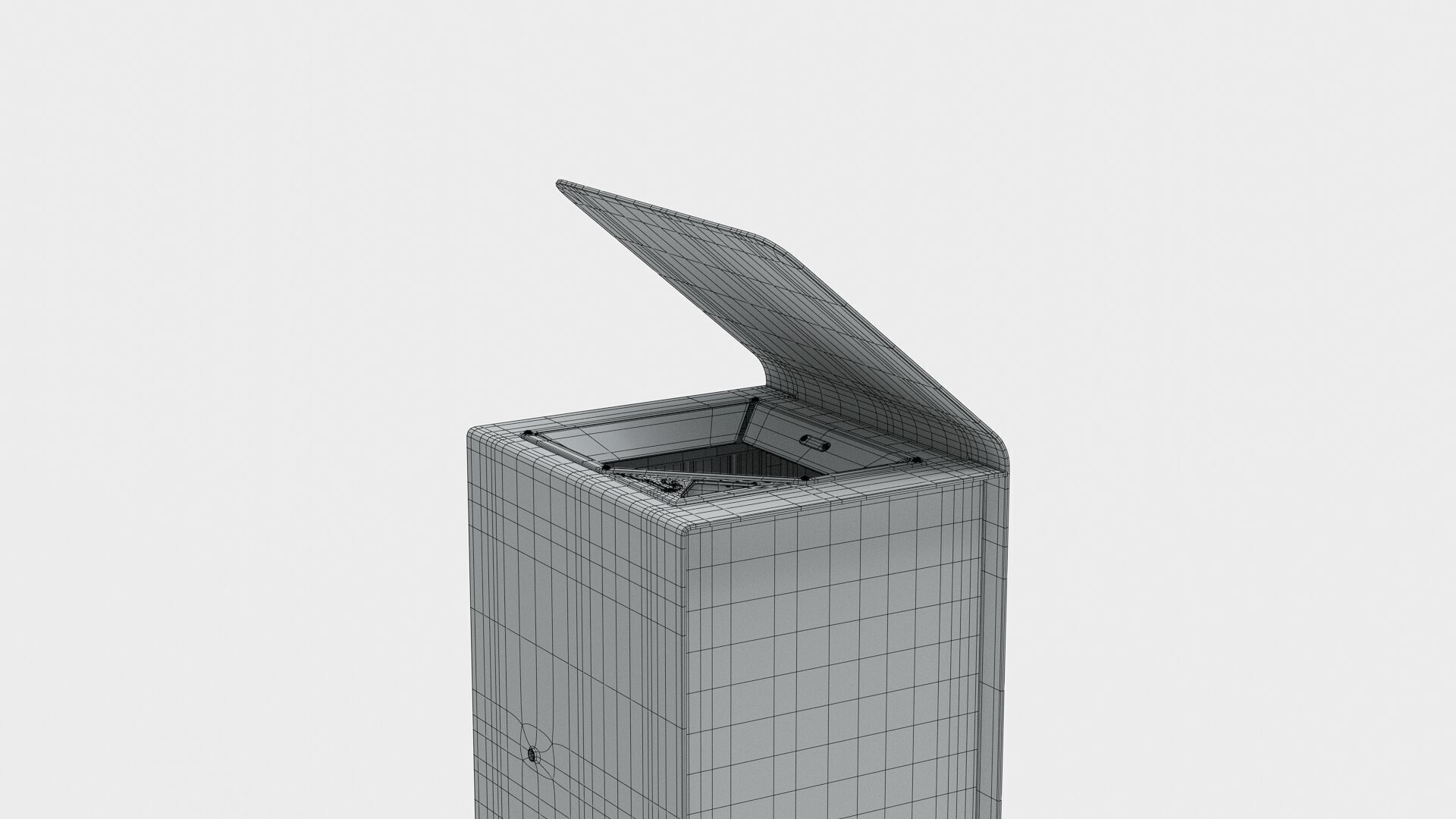 METALCO YES LITTER BIN COLLECTION 3D model_22
