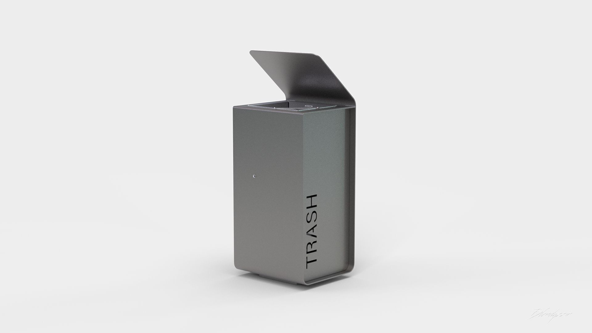 METALCO YES LITTER BIN COLLECTION 3D model_15