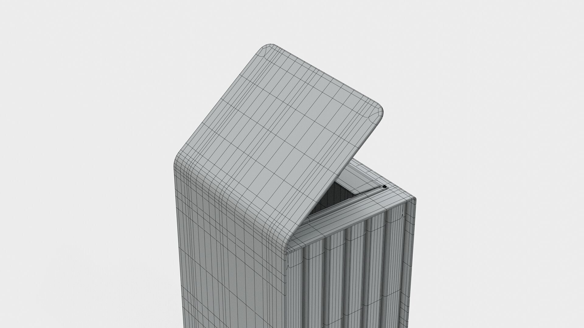 METALCO YES LITTER BIN COLLECTION 3D model_28